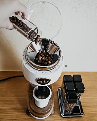 Image of Normcore 58mm Dosing Cup - Espresso Coffee Dosing Cup Compatible with 58mm Portafilter - Non-stick coating White - 304 Stainless Steel - Espresso Machine Accessory