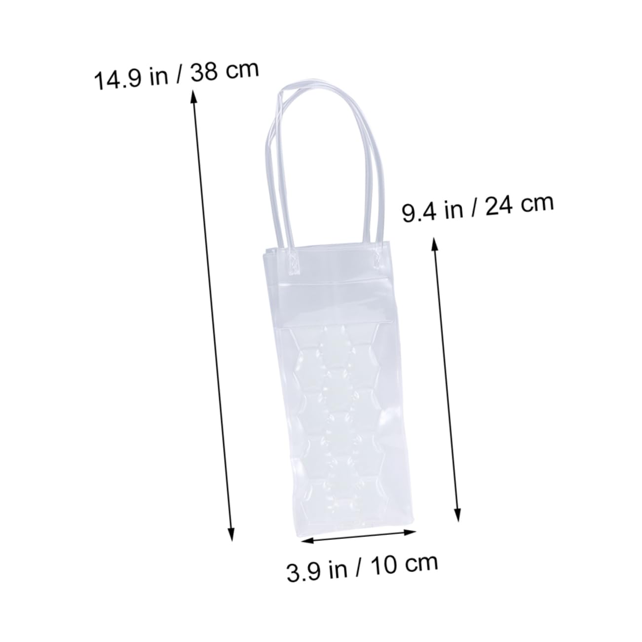 OFFSCH Wine Chiller Bag Set 4 Pcs Double-sided Wine Cooler Leakproof Portable for Garden Parties Bbqs Picnics Pool Parties Random Color