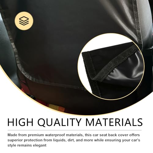 Image of Damwot 2PCS Car Kick Mats Back Seat Protector for Child, Car Seat Cover, Waterproof Protection of Car Seat Back from Mud and Scratches, Automotive Essentials