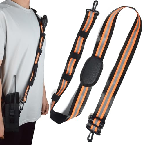 Accessoire pochette radio bidirectionnelle orange et argent