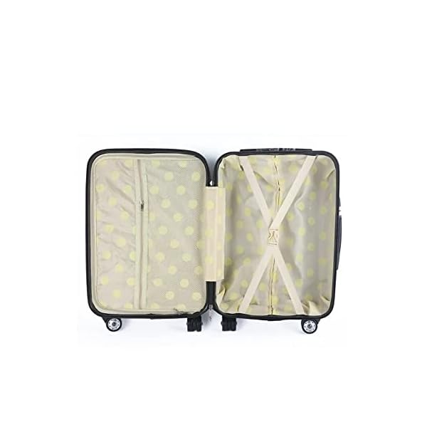 MOTONO-4Pcs-Travel-Luggage-Sets-Beauty-Case-Suitcase-Set-with-Spinner-Wheels-Lightweight-Travel-bags-Hard-Shell-trolley-Bags-Black-A MOTONO 4Pcs Travel Luggage Sets, Beauty Case, Suitcase Set with Spinner Wheels, Lightweight Travel bags, Hard Shell trolley Bags (Black-A)