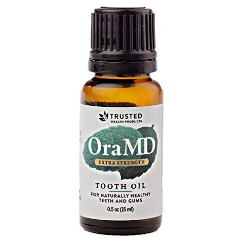 OraMD Extra Strength Tooth Oil(1): Potent All Natural Liquid Toothpaste, Breath Freshener, Alcohol Free Mouthwash for Healthy Teeth & Gums, Safe on Sensitive Teeth & Gums, Dentist Recommended Cover