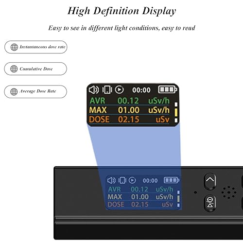 Medidor EMF digital portátil inteligente miniatura 4