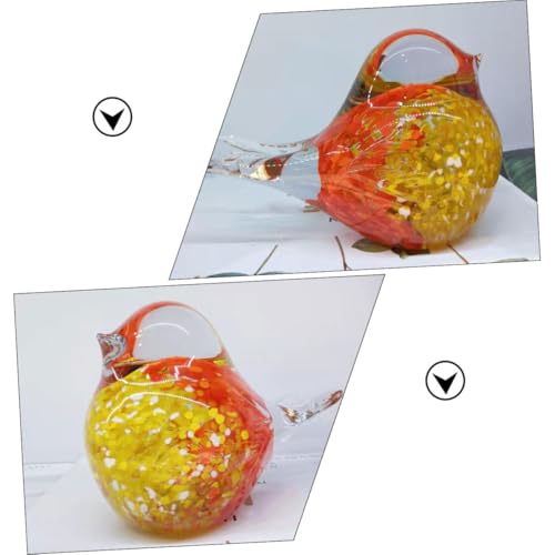 Décoration miniature d'oiseau en verre pour cadeau d'anniversaire - 8
