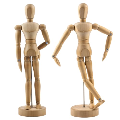 RQcMid 2 Stück Mannequin Schaufensterpuppen Aus Holz,...