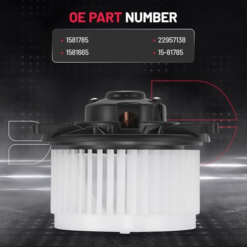 Image of BDFHYK AC Heater Blower Motor Fan Compatible with Cadillac 2010-2011 SRX 2.8L 3.0L,2012-2016 SRX 3.6L; Compatible with Saab 2011 9-4X 2.8L 3.0L,HVAC Blower Motor Assembly Replacement for 1581785