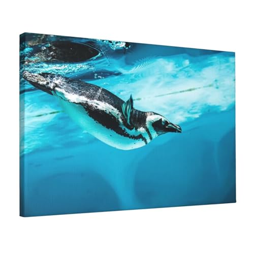Toile de peinture murale moderne Humboldt Ousika déco salon 45x30cm
