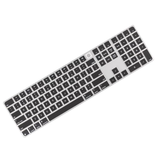 Housse de clavier noir ultra-fine pour Magic Keyboard 2024