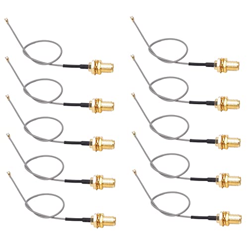 Cabo Coaxial RF, Cabo Coaxial RF, Cabo Adaptador Coaxial 10PCS IPEX para SMA Interface Macho Cabos d