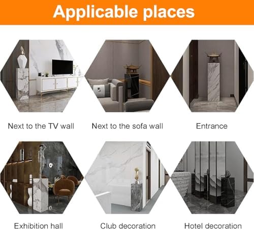 Stackable Heavy Duty Decorative Pedestal Stands - Elegant Columns for Wedding Reception, Dessert Table Displays, Home Office Decor, Party Centerpieces, Riser Boxes