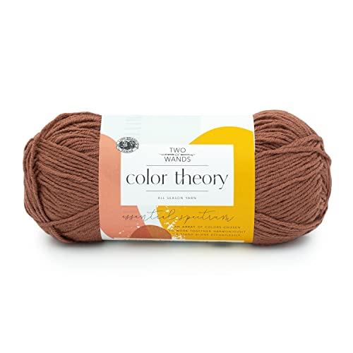 Image of Lion Brand Yarn, Color Theory Worsted Weight Yarn for Knitting and Crochet, Raisin, 1 Pack, Acrylic Fiber with Modern Color Palette, Perfect for Sweaters, Hats and Cozy Blankets