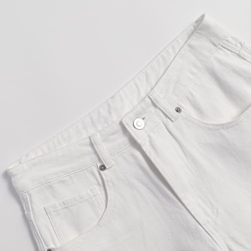 Women Cargo Jeans Casual High Waisted Baggy Stretch Straight Leg Trousers3