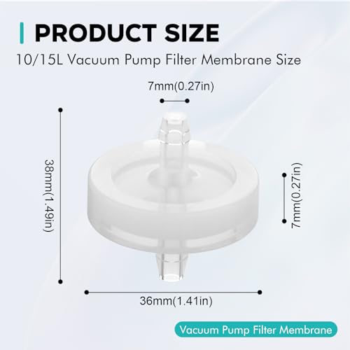 Image of LAB FISH Laboratory 5 PCS Filters VP-10L /VP-15L /VP-30L Vacuum Pumps Filters Replacement for Lab