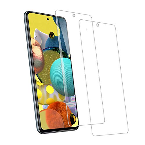 【2枚 指紋認証 対応】For Galaxy A51 A52 5G ガラスフィルム 強化ガラス 旭硝子製 FOR Galaxy A51 A52 5G SC-54A SCG07 SC-53B フィルム 硬度9H 飛散防止 指紋防止 自動吸着 気泡防止 液晶保護フィルム