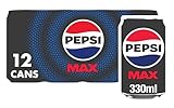 Pepsi Max Cans, 12 x 330ml