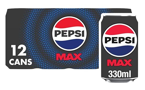 Pepsi Max Cans, 12 x 330ml