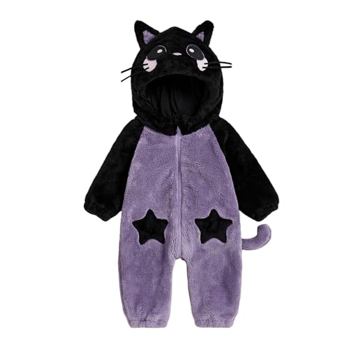 BABWWNIX Toddler Baby Halloween Costume Fuzzy Warm Hooded Ro