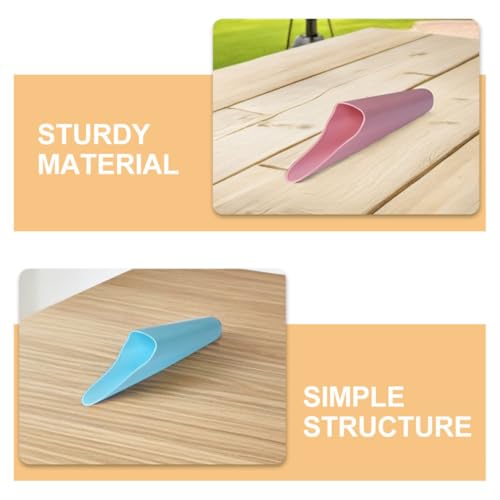 2 piezas palas de suelo plástico para suculentas miniatura 3