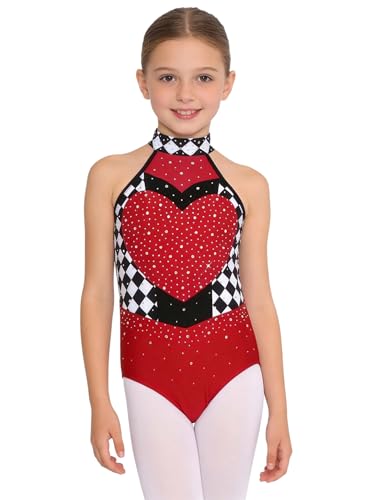 Disfraz para niñas vestido corazón reina rojo 10 años miniatura 1