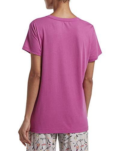 Image of HUE Women's 3 /4 Sleeve V-Neck Sleep Tee