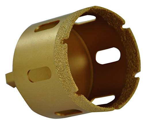 Tivoly 12000924400 Dry Diamond Hole Saw with Hexagonal Shank for Ceram diameter 44 mm, UK Size 9