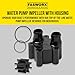 MerCruiser Bravo Water Pump Pumpwater Impeller Repair Kit with Housing for Mercruiser 4.3 5.0 5.7 6.2 4.3L 5.0L 5.7L 46-807151A14, 46-807151A7, 807151A14, 807151A7, Sierra 18-3150