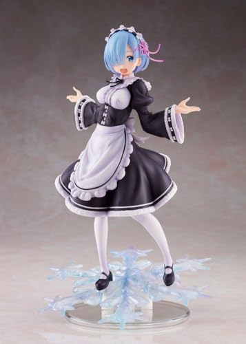 Taito Re:Zero Starting Life in Another World AMP Figure - Rem (Winter Maid Image Ver.)