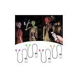 Makevivi Remote Halloween Glowing Eyes, Waterproof Skeleton LED Eyes Makevivi Remote Halloween Glowing Eyes, Waterproof Skeleton LED Eyes