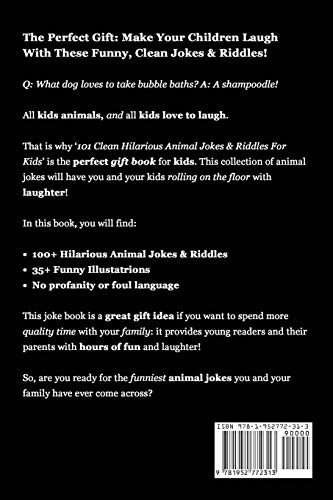 Snapklik.com : 101 Hilarious Animal Jokes & Riddles For Kids: Laugh Out ...