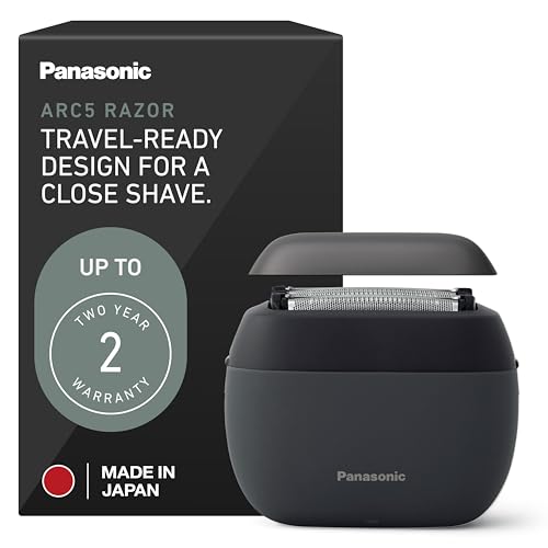Panasonic ARC5 Palm-Sized Electric Razor, Handheld...