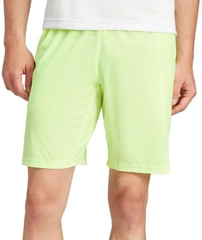 adidas Ergo 7" Men's Tennis Shorts – Lucid Lemon, Size Small – Lightweight, Breathable Fit for High-Performance Play