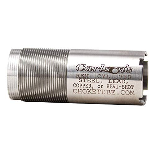 Carlson's Choke Tubes 12 Gauge for Remington [ Cylinder | 0.730 Diameter ] Stainless Steel | Flush Mount Replacement Choke Tube | Made in USA