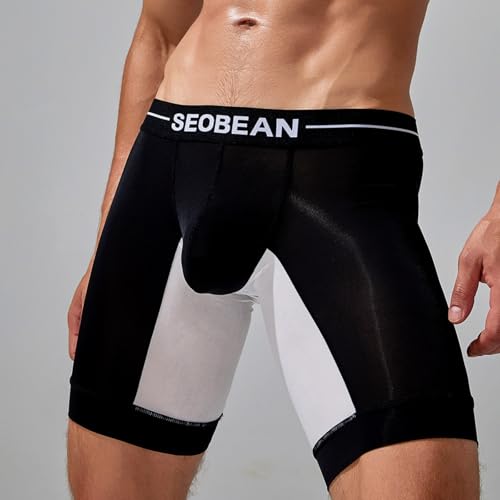 Mens Boxers Short Underwear Ice Silk Mens Long Leg Shorts Boxer Shorts Underpanties4