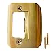 Gator Door Latch Restorer - Strike Plate (Bright Brass)