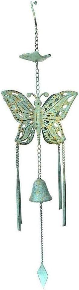 Wind Chime, Decor Windchimes Windchime Wind Chimes Retro Creative Wrought Iron Wind Chimes Home Decoration Garden Villa Balcony Jewelry Pendant Decoration Wind Chime (Size : B) (Size : E) (Size : D)