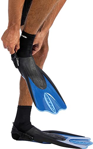 Cressi Fins Socks Black - Socken für Menschen, die in ihren Flossen leben und die perfekte Passform einer vollen Fußflosse benötigen, Schwarz, für Erwachsene Unisex