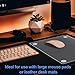 ARTISTEM Mouse Pad, Non-Slip Tempered Satin Glass Mousepad for Gaming and Working Office and Home Desk Accessories Desk Decor Fast Accurate Safe Durable and Easy to Clean 9.25