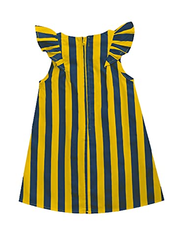 Image of A.T.U.N. (All Things UBER Nice) Girls Skater Printed Cotton Julie Knee Length Sleeveless Dress