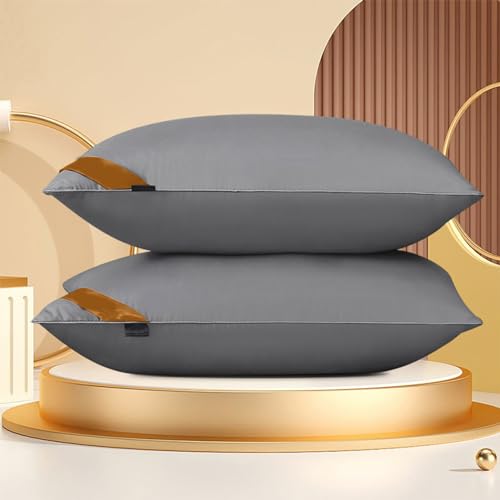 Set 2 Almohadas de Plumas 69.9x41.9 cm Confortables miniatura 5