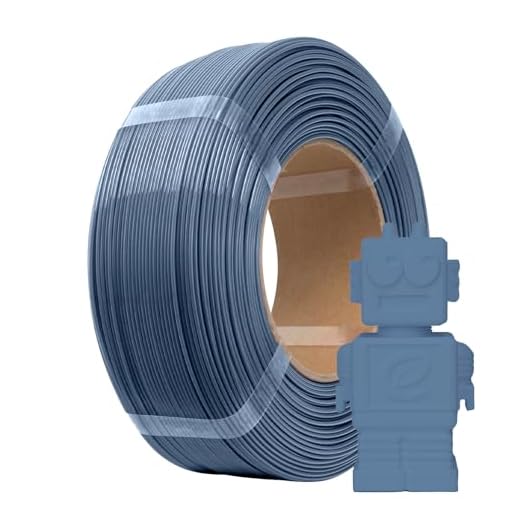 eSUN PLA Basic Refilament 1.75mm, 3D Printer Refill High Speed PLA for Fast Printing, 1KG Spoolless 3D Printing Filament for High Speed 3D Printers, Grey