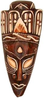 Painted Wooden Mask 20cm from Bali