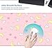 IMAYONDIA Pink Kawaii Desk Pad, Cute Moon Bunny Desk Mat Computer Pad Desktop,Laptop Protector Aesthetic Anime Mousepad Writing Pad for Office Home School,Large Gaming Mouse Pad Tarot Mat,31.5 X 11.8