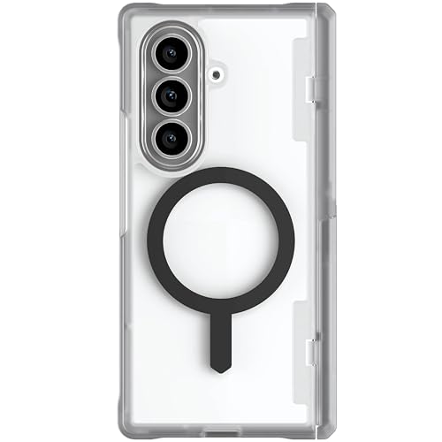 Image of Ghostek Covert Clear Galaxy Fold 7 Case with Built-in Kickstand, MagSafe and Full Hinge Protection Designed for 2025 Samsung Galaxy Z Fold7 (8 inch) (Clear Matte)