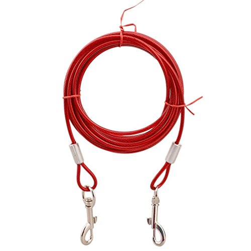 GOG Pet Chain Lead Leash Nylon Handle Strap Heavy Duty Training Lead 2 mm/4