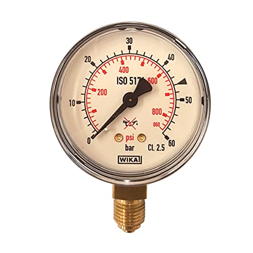 WIKA Manometer 0-60 bar für Stickstoff