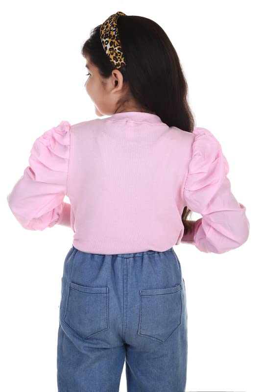 Image of Stylish and Fancy Puff Full Sleeve Tops for Girls Kids