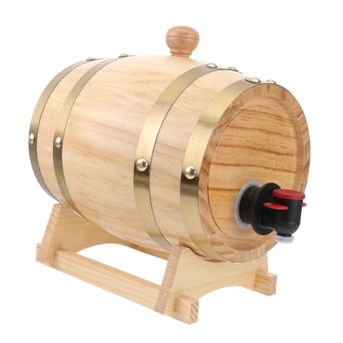 CONGARTENO 1pc Beverage Dispenser Rustic Drink and Faucet for Home Bar Bbq and Entertaining