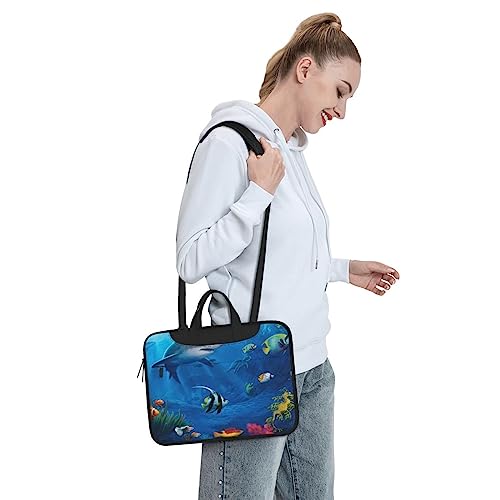 Sac pour ordinateur portable original imprimé requin blanc VACSAX - 7