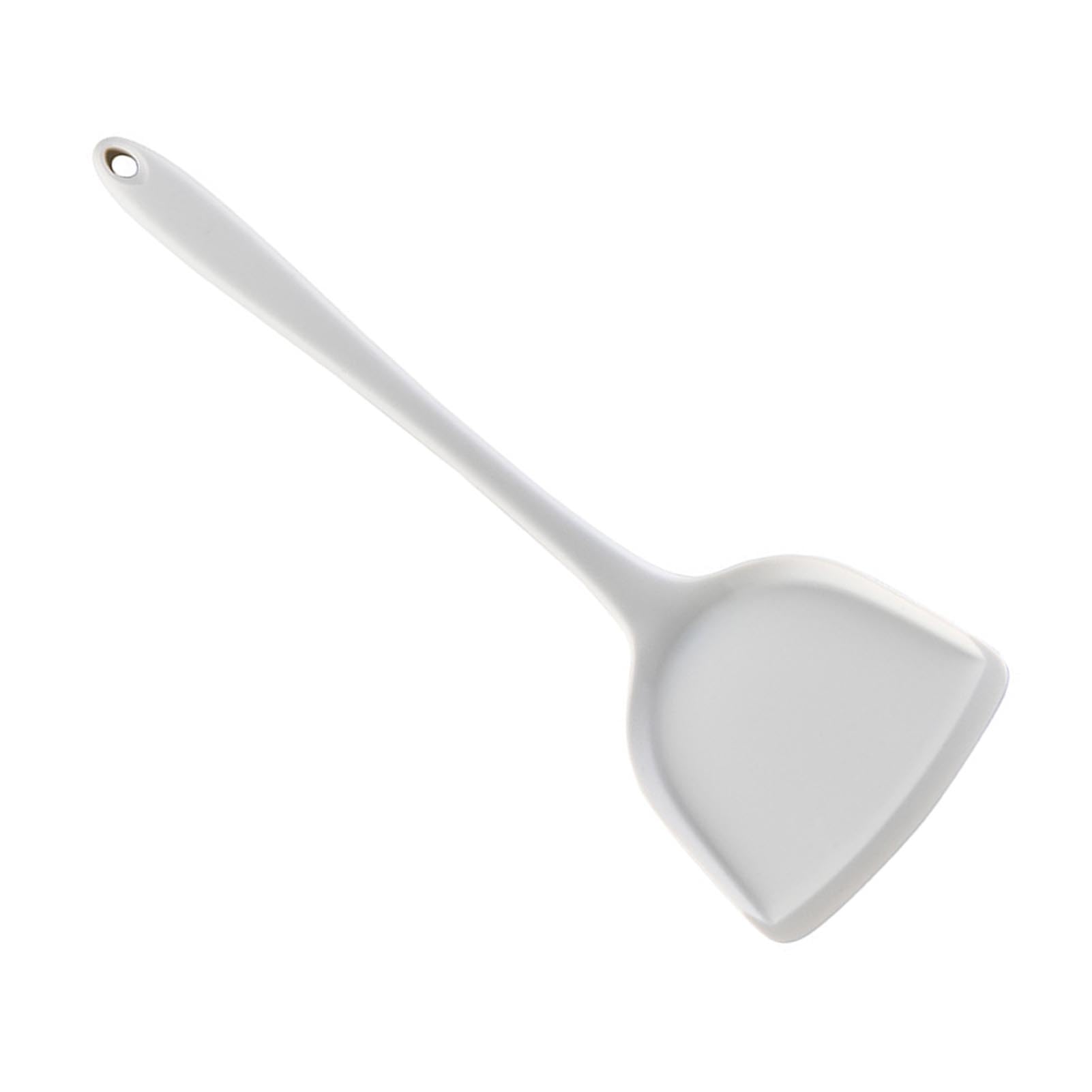 Cocoarm Spatola in Silicone per, Manico Lungo 13x3.5x1.6in (WHITE)