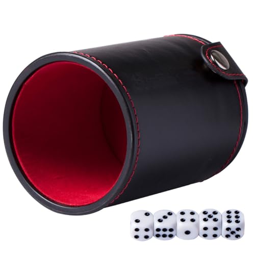 Vaso agitador de dados silencioso de doble capa para evitar ruidos molestos en Ktv